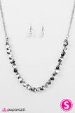 Paparazzi "Year To Shimmer" Silver Necklace & Earring Set Paparazzi Jewelry