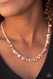 Paparazzi "Year To Shimmer" Rose Gold Necklace & Earring Set Paparazzi Jewelry