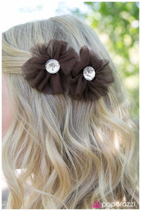 Paparazzi "Yes, Darling - Brown" hair clip Paparazzi Jewelry