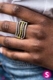 Paparazzi "You Are Brilliant!" Yellow Ring Paparazzi Jewelry