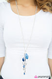 Paparazzi "You Are My Sunshine - Blue" necklace Paparazzi Jewelry