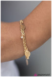 Paparazzi "You Better BeLEAF It" Gold Bracelet Paparazzi Jewelry