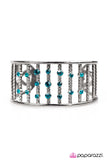 Paparazzi "You Can Thank Me LADDER" Blue Bracelet Paparazzi Jewelry