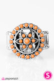 Paparazzi "You Dive Me DAISY! - Orange Ring" ring Paparazzi Jewelry