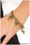 Paparazzi "You Drive Me Crazy" Brass Bracelet Paparazzi Jewelry