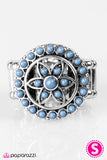 Paparazzi "You Drive Me DAISY! - Blue" ring Paparazzi Jewelry