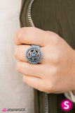 Paparazzi "You Drive Me DAISY! - Blue" ring Paparazzi Jewelry