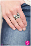 Paparazzi "You Give Me Butterflies" Green Ring Paparazzi Jewelry