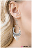 Paparazzi "You Go, Girl! - White" earring Paparazzi Jewelry