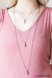 Paparazzi "You Gotta Climb - Black" necklace Paparazzi Jewelry