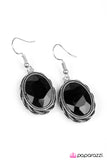 Paparazzi "You Have Bewitched Me" Black 096XX Earrings Paparazzi Jewelry