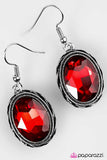 Paparazzi "You Have Bewitched Me" Red Earrings Paparazzi Jewelry