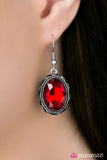 Paparazzi "You Have Bewitched Me" Red Earrings Paparazzi Jewelry