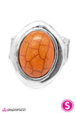 Paparazzi "You Have My Attention - Orange" ring Paparazzi Jewelry