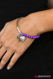 Paparazzi "You Hold The Key" Purple Bracelet Paparazzi Jewelry
