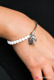 Paparazzi "You Hold The Key" White Bracelet Paparazzi Jewelry