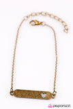 Paparazzi "You Make My Heart Smile" Brass Bracelet Paparazzi Jewelry