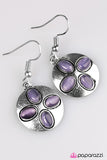 Paparazzi "You Never GLOW Until You Try - Purple" earring Paparazzi Jewelry