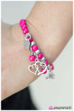 Paparazzi "Young and Free - Pink" bracelet Paparazzi Jewelry