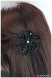 Paparazzi "Young At Heart" Black Hair Clip Paparazzi Jewelry