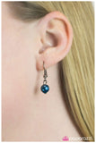 Paparazzi "Youre CRIMPING My Style" Blue Necklace & Earring Set Paparazzi Jewelry