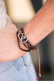 Paparazzi "Your Heart Knows The Way" Brown Bracelet Paparazzi Jewelry