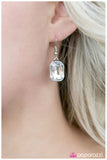 Paparazzi "Your Royal SHINE-ness - White" earring Paparazzi Jewelry