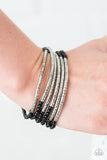 Paparazzi "Yours, SHINE and Ours - Black" bracelet Paparazzi Jewelry