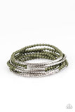 Paparazzi "Yours, SHINE and Ours - Green" bracelet Paparazzi Jewelry