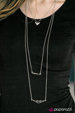 Paparazzi "Your Vibe Attracts Your Tribe - Silver" necklace Paparazzi Jewelry