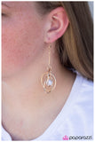 Paparazzi "You Say You Want A Revolution - Gold" earring Paparazzi Jewelry