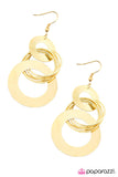 Paparazzi "Zodiac" Gold Earrings Paparazzi Jewelry