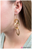 Paparazzi "Zodiac" Gold Earrings Paparazzi Jewelry
